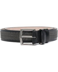 Brunello Cucinelli - Bead-embellished Leather Belt - Lyst