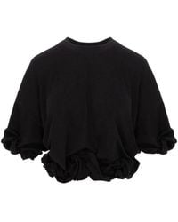 SEEN USERS - Twombly Bloom Ruffled T-Shirt - Lyst