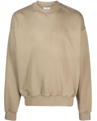 Off-White c/o Virgil Abloh - Logo-Embroidered Cotton Sweatshirt - Lyst