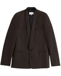 Maison Margiela - Minimal-Collar Blazer - Lyst