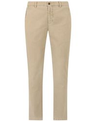 Moorer - Carducci Straight-Leg Chino Trousers - Lyst