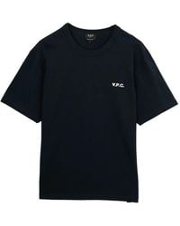 A.P.C. - V.P.C. T-Shirt Met Logo-Print - Lyst