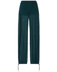 Liu Jo - Tulle Trousers With Jewel Embroidery - Lyst