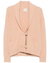 forte_forte - Ribbed Shawl-Collar Cardigan - Lyst