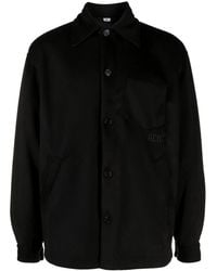 Gcds - Logo-Embroidered Overshirt - Lyst