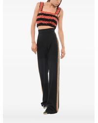 Balmain - T-Shirt En Coton À Rayures - Lyst