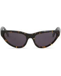 Marni - Mavericks Sonnenbrille Mit Logo-Print - Lyst