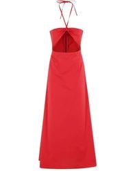 FEDERICA TOSI - Abito Con Scollo All'Americana E Cut-Out - Lyst