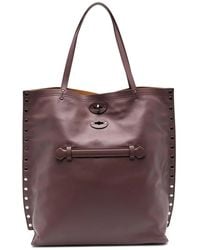 Zanellato - Medium A'Spasso Stud-Embellished Leather Tote Bag - Lyst