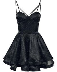 POST MERIDIEM - Rhinestone-Embellished Bustier Mini Dress - Lyst