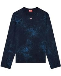 DIESEL - T-Crane-Ls-N2 Cotton Sweatshirt - Lyst