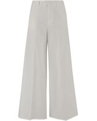 Berwich - Hose Mit Weitem Bein - Lyst