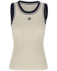 The Seafarer - Ribbed Logo-Embroidered Top - Lyst