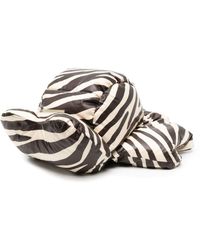 Cynthia Rowley - Cloud Zebra-print Trapper Hat - Lyst