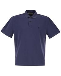 Premiata - Embroidered-Logo Polo Shirt - Lyst