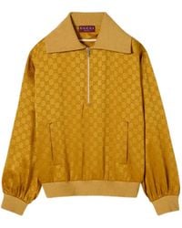 Gucci - Jacquard-Jacke Mit Kragen - Lyst