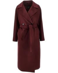 Weekend by Maxmara - Abrigo De Lana Con Doble Botonadura - Lyst
