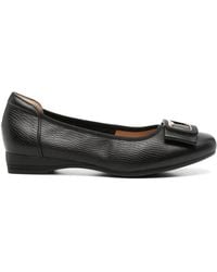 Linda Baumann - Buckle-Detail Ballet Flats - Lyst