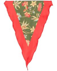 Fay - Floral-Print Scarf - Lyst