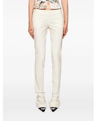 Blumarine - Concealed-Fastening Slim-Fit Trousers - Lyst