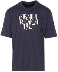 Fendi - Graphic-Print T-Shirt - Lyst