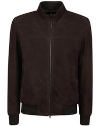 Herno - Veste Bomber En Daim - Lyst