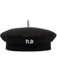 Ruslan Baginskiy - Crystal-Logo Cotton Beret - Lyst