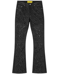 GUAPI - Quilted-Panel Jeans - Lyst