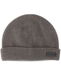 Emporio Armani - Ribbed-Knit Cashmere Beanie Hat - Lyst