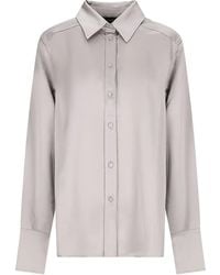 ANDAMANE - Blouse Met Kraag En Lange Mouwen - Lyst