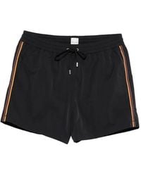 Paul Smith - Drawstring Stripe Swim Shorts - Lyst