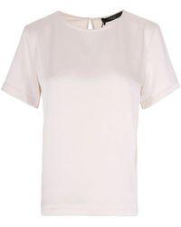 Weekend by Maxmara - Satin-Finish Jersey-Insert T-Shirt - Lyst
