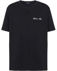 Balmain - T-Shirt With Logo - Lyst