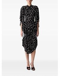 Vetements - Robe Asymétrique À Pois - Lyst