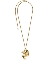 Jil Sander - Zodiac-Sign Pendant Necklace - Lyst