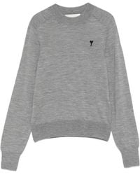 Ami Paris - Ami De Coeur Wool Sweater - Lyst