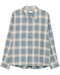 Second/Layer - Checked Cotton Shirt - Lyst