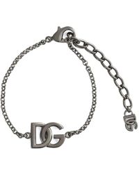 Dolce & Gabbana - Logo-Charm Bracelet - Lyst