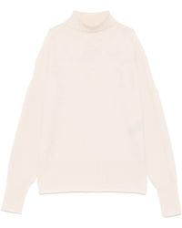 D.exterior - Cut-Out Sleeves Sweater - Lyst