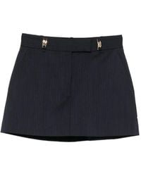 Sandro - Striped Wool Skort - Lyst