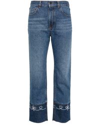 Chloé - Cropped Jeans - Lyst