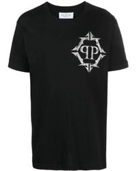 Philipp Plein - Ss Chrome Round-Neck T-Shirt - Lyst