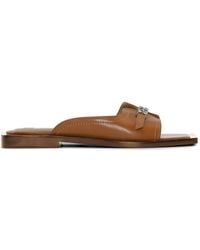 Ganni - Buckle-Fastening Flat Sandals - Lyst