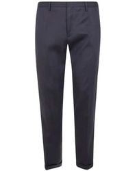 Paul Smith - Pressed-Crease Turn-Up Trousers - Lyst