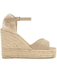 Castañer - Buckle-Fastening Wedge-Heel Espadrilles - Lyst