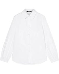 ARMANI EXCHANGE - Blouse Met Pofmouwen - Lyst