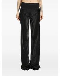 Rick Owens - Ribbed-Waistband Panelled Trousers - Lyst