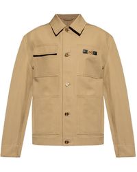 Versace - Jacket With Appliqué - Lyst