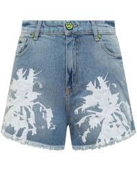 Barrow - Shorts Sportivi Con Stampa Astratta - Lyst