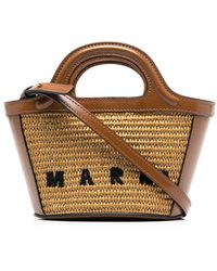 Marni - Bolso shopper Tropicalia con logo - Lyst